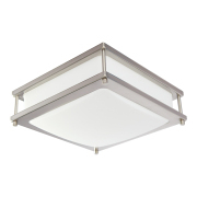 Flush Mount Light 12-in/14-in Oil rubbed Multiple Colors Indoor 1 -Light LED Flush Mount Light Plastic Shade