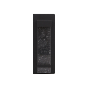 Wall Lantern 4.7-in W 1 -Light Matte Black Integrated LED Wall Sconce