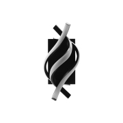 Wall Sconce 5.32-in W 1 -Light Matte Black Integrated LED Wall Sconce