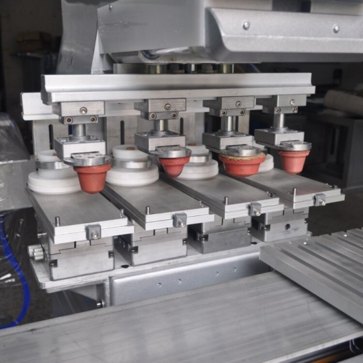 HX-S4C Dongguan factory  4 color precision pad printing machine pad printer for golf ball  