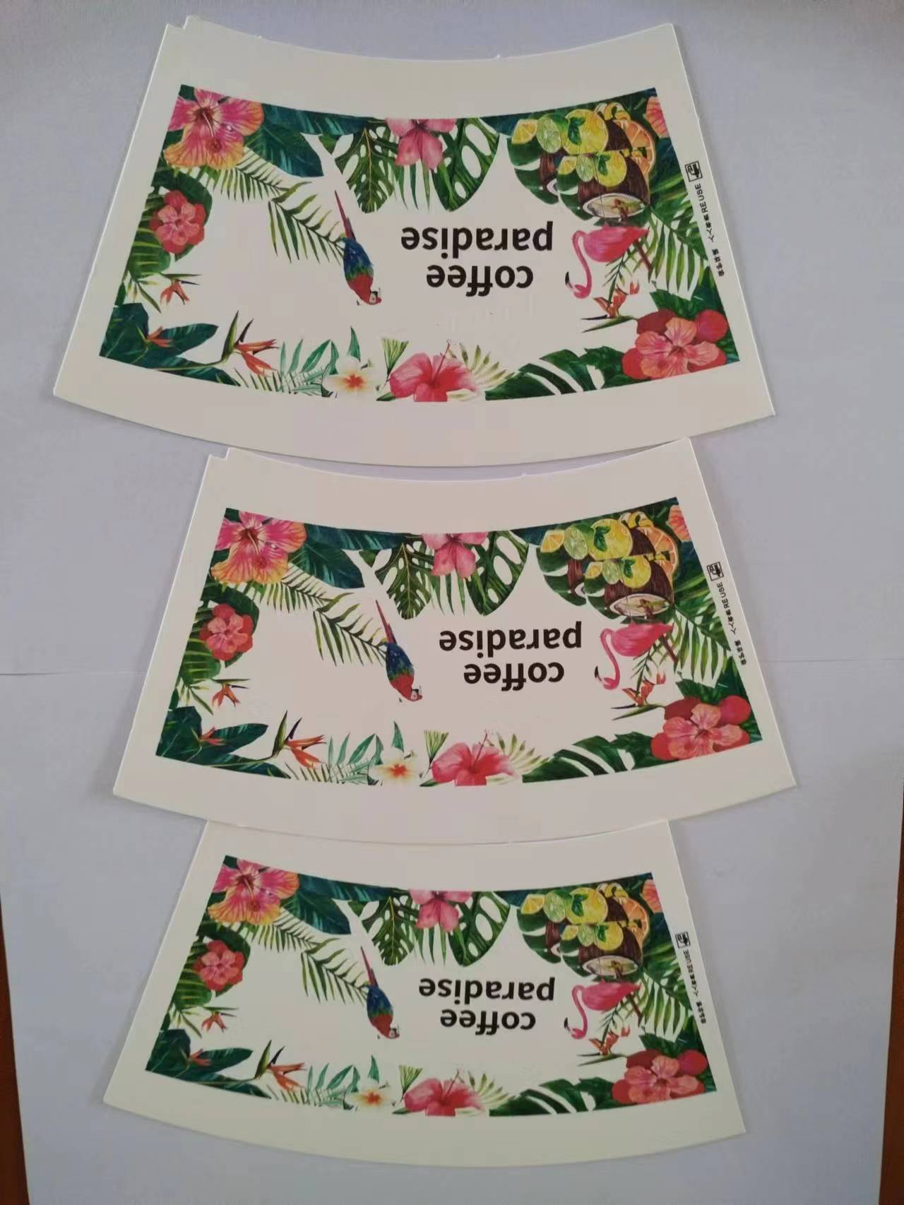 Customized Paper Cup Blank Sheet Printing Machine Paper Bowl Digital Printer  