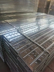 scaffold plank | galvan Scaffolding catwalk | steel scaffolding board in Construction