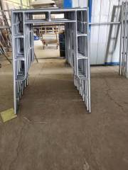 walk-through scaffold frame facade h steel a frame scaffolding galvanized scafold gate type
