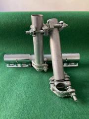 Swivel Angle scaffold accessories coupler for pipes Strong Forge Steel Double Scaffolding Coupler