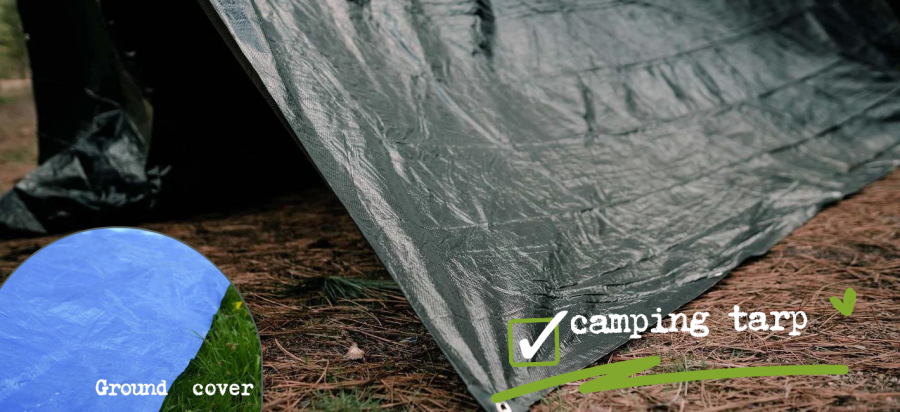 Can PE tarpaulin be used as a ground sheet?