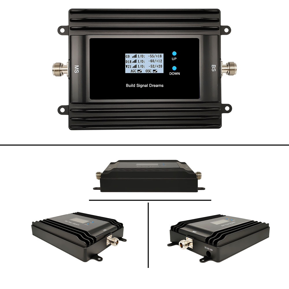 Amplificador de Cobertura movil gsm 2G 3G 4G Repetidor de señal Band  1,3,8,20 800 900 1800 2100 MHz Datos y Llamada Booster en Casa/Oficina