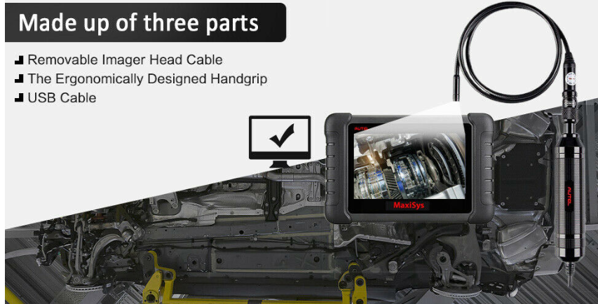 Autel MaxiVideo MV108 HD Digital 8.5mm Inspection Camera For MaxiSys Series/Pro And PC Support Video Inspection