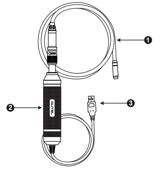 Autel MaxiVideo MV108 HD Digital 8.5mm Inspection Camera For MaxiSys Series/Pro And PC Support Video Inspection
