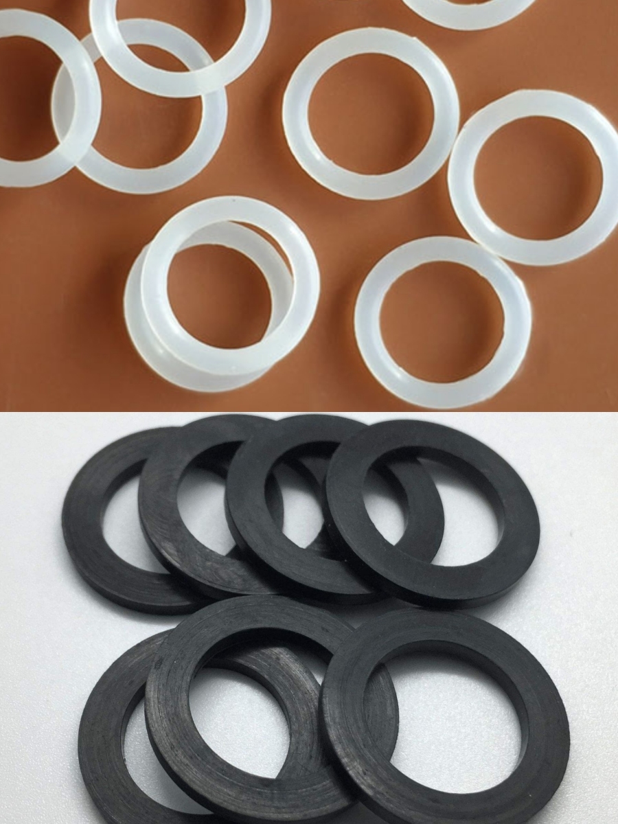 Difference between rubber seals and rubber gaskets