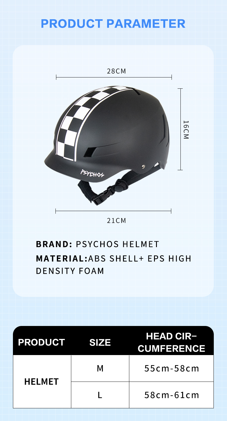 PSYCHOS skateboard helmet