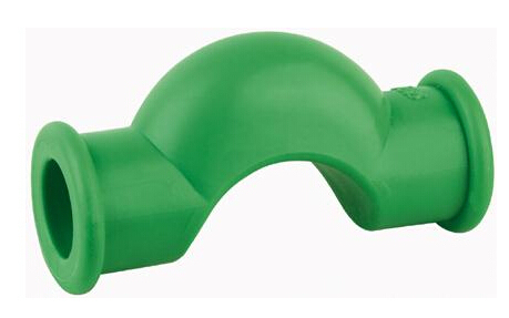green color ppr pipe bend fitting Pipe Over Cross
