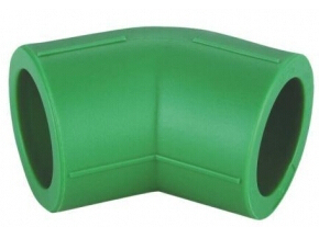 45 degree ppr elbow fittings water supply