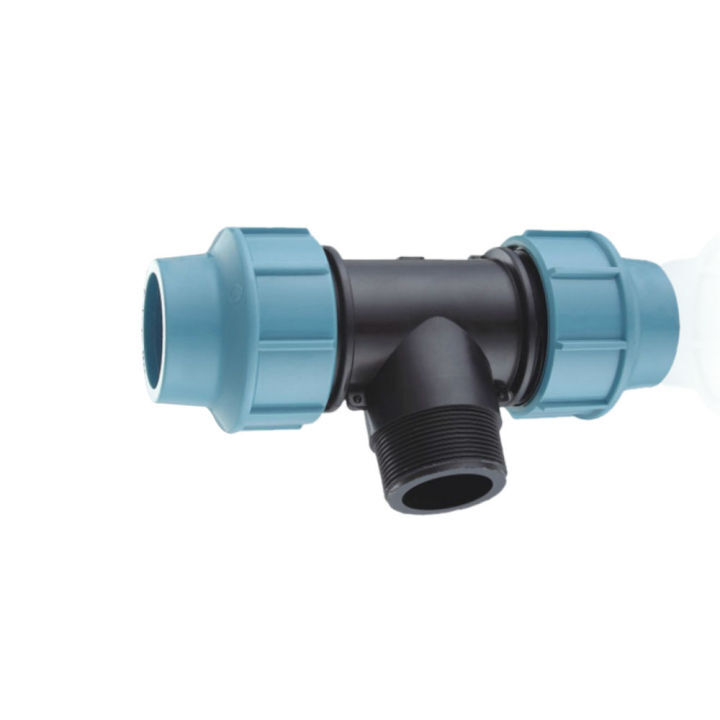  PN16 HDPE Pipes Fitting male tee PE Pipe PP Fittings 