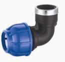 PP compression fittings female elbow irrigation water pipe fittings