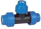 Agriculture PP Compression fitting reducing tee plastic fitting