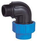 PP Compression Fittings Male Elbow for PE Pipes Water Supply and Irrigation