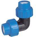 blue PP plastic compression fittings for water supply