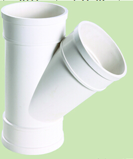 PVC joints and fittings 45deg Tee