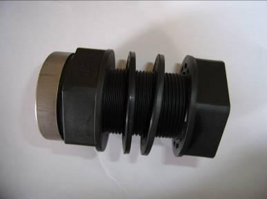 Plastic Tank Connector pipe Flange Coupling M/F