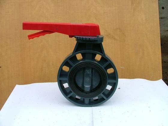pvc butterfly valve (handle type)
