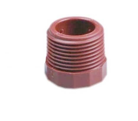 Brown Pph Female And Male Thread Coupling Adapter Pipe Fittings