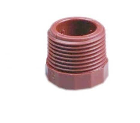  brown PPH FEMALE AND MALE Thread Coupling adapter pipe fittings 