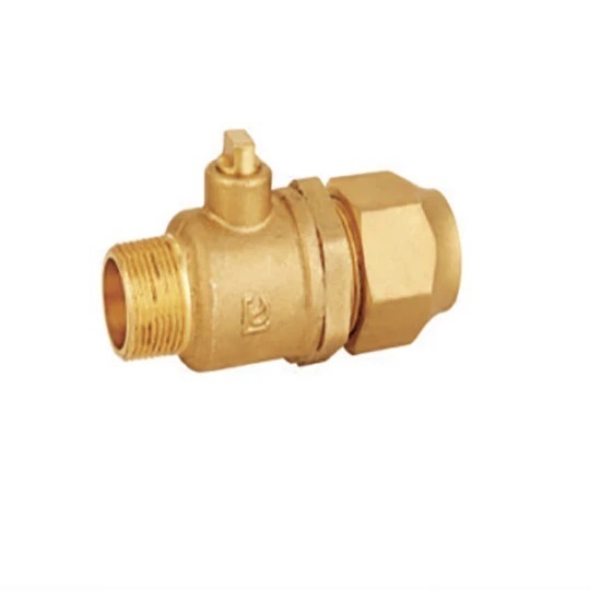 1 Inch Brass Corporation Stop CTS