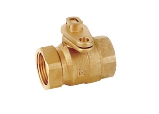 brass ball valve with lockwing handle