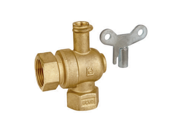 FQ-020 Brass Angle Valve With Lock