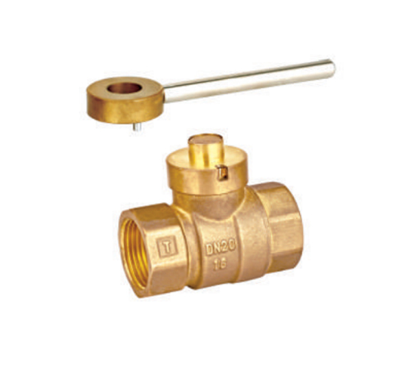 FQ-041 Female Thread Magnetic locking brass ball valve