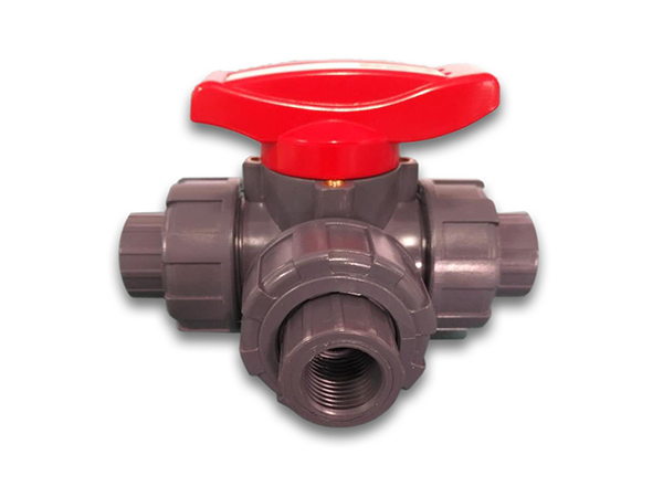cpvc 3 way ball valve for chemical industry