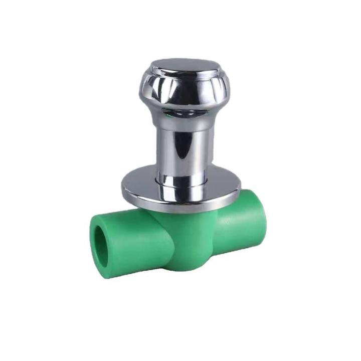 Green Color ppr stop valve for water supply