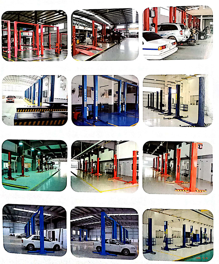 Four Pillars Design Garage Equipment with Alignment Function  