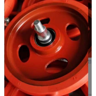 HAILIJU Rubber wheel of round bar sander(Shaft+bearing) Φ20