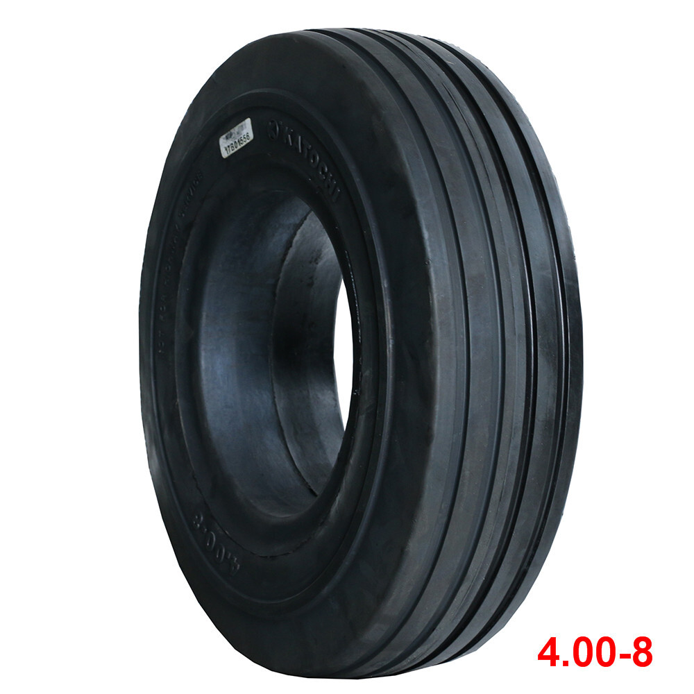 Good quality forklift tire 4.00-8 Solid Tire Airport Solid Tire for hot sale