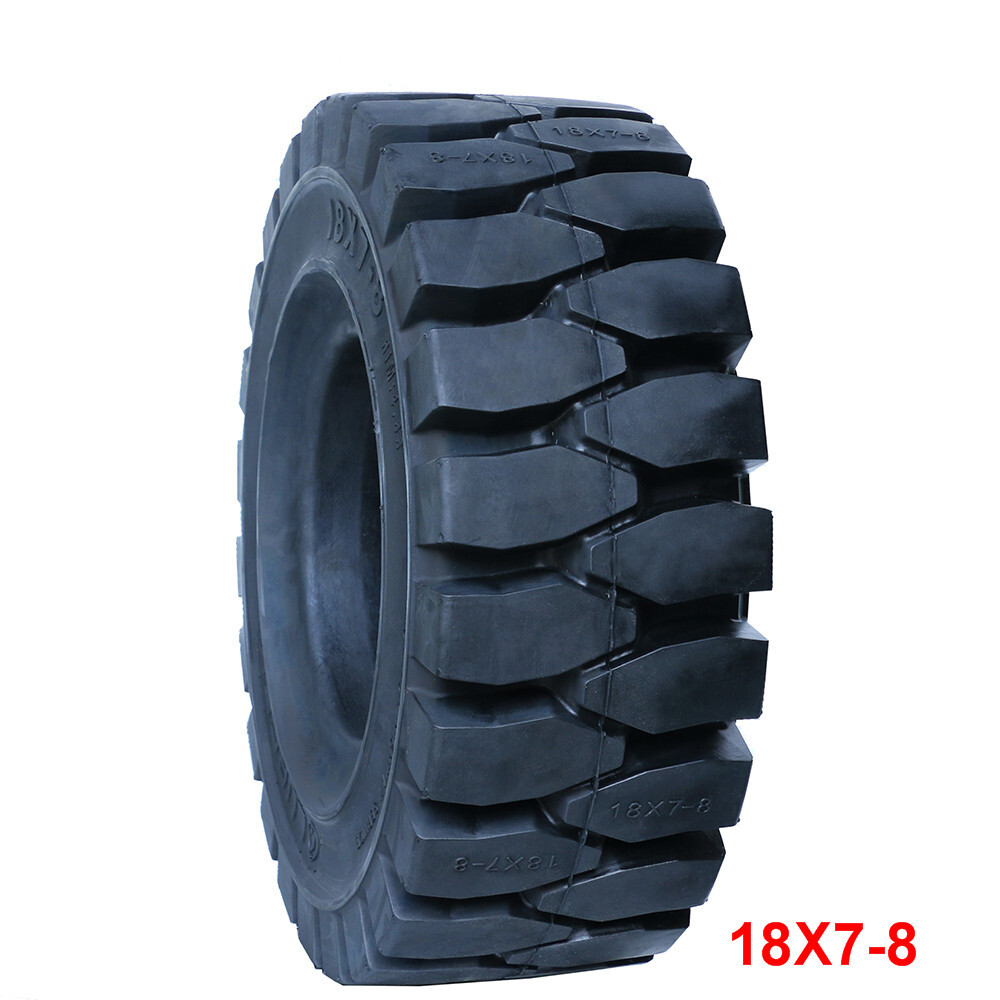 High quality Solid Tire 18X7-8 Forklift Tyre solid Rubber tire for hot sale