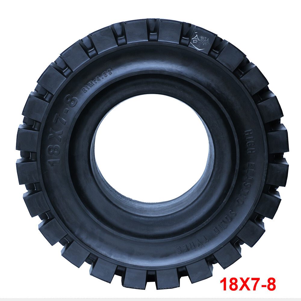 High quality Solid Tire 18X7-8  Forklift Tyre solid Rubber tire for hot sale  