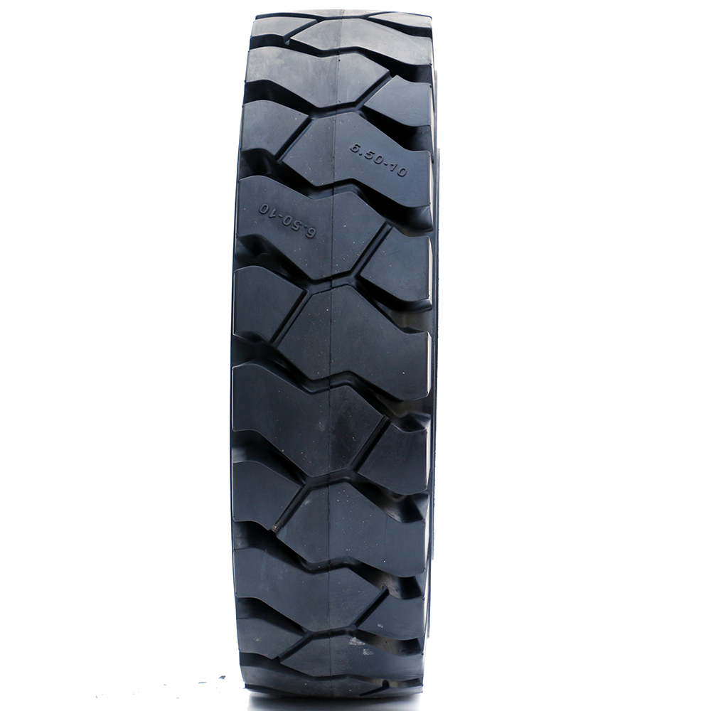 6.50-10 Forklift solid rubber tires Solid tire for forklift with good quality solid tyre