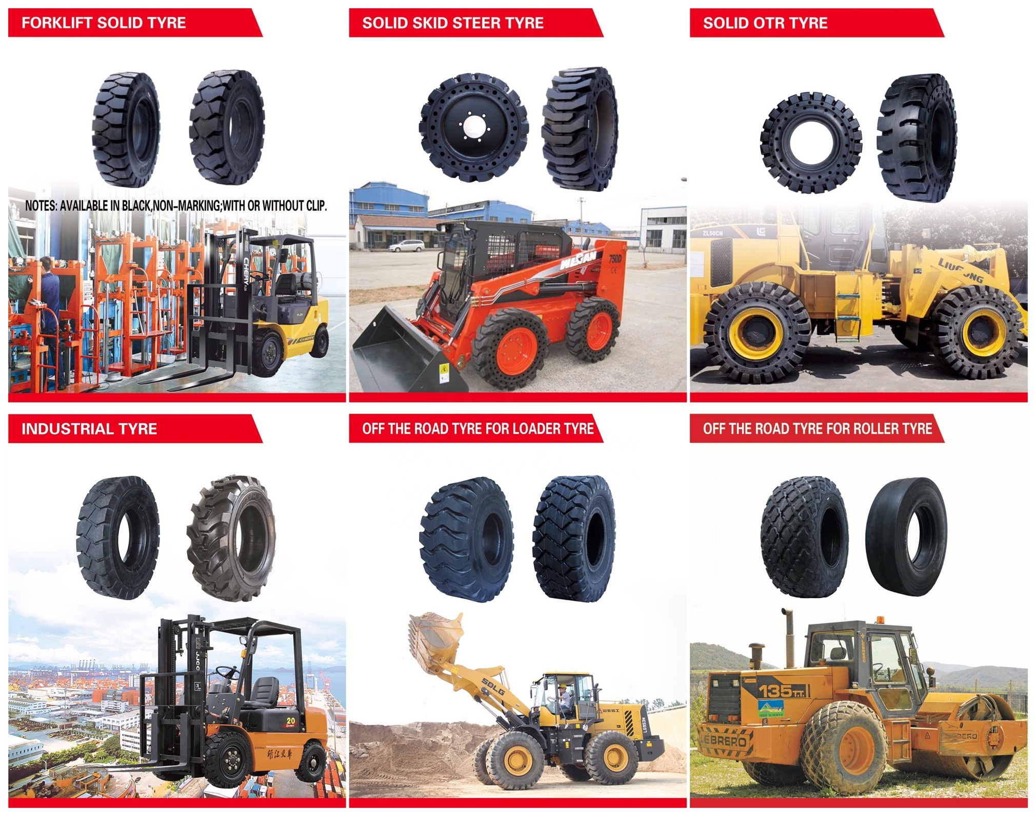 Hot Sale Techleader Forklift Parts 7.00-12 Pneumatic forklift Tire With Rims