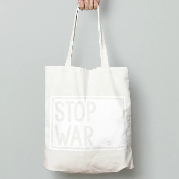 Custom Printed Colorful Promotional Eco Natural Cotton Tote Canvas Cloth Carry Shopping Bag