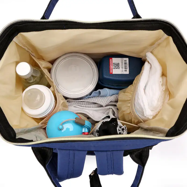 Hot Sale Large Capacity Multi Functional baby bag diaper Backpack OEM Customized Organizer Logo Style