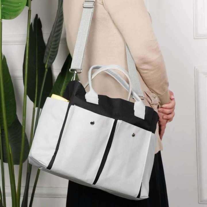 new fashionable women's bag spot waterproof Oxford cloth + PVC coating large capacity diaper Mommy bag handbag