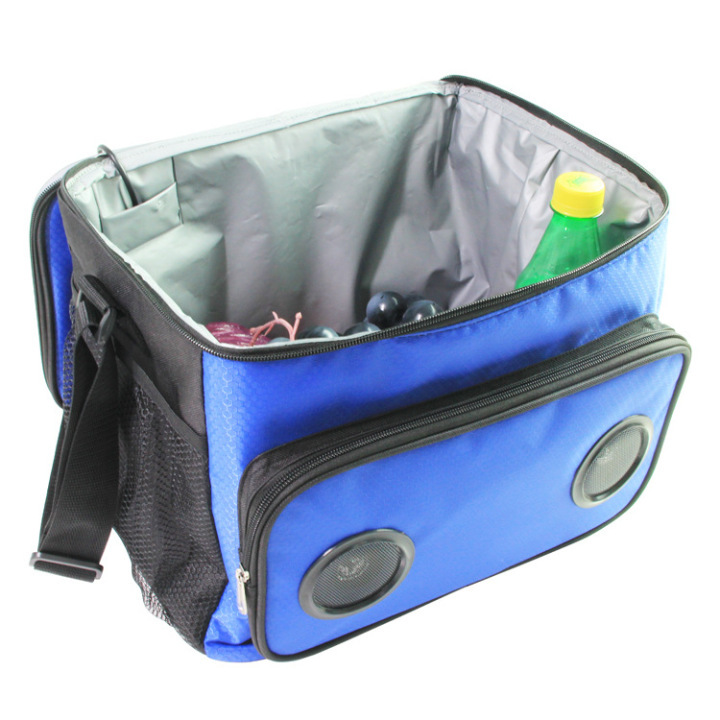 Aluminium Large Storage Customer Logo Thermal Food Delivery lunch thermal picnic Cooler Bag For Motorcycle
