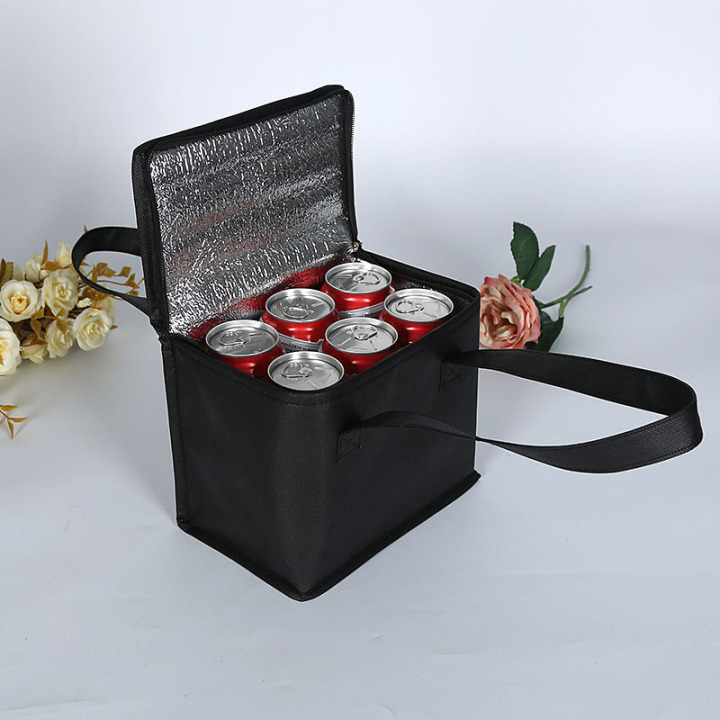 Custom Printed Portable Large Insulated Tote Bag Thermal Lunch Cooler Bagunch Cooler Bag For Food