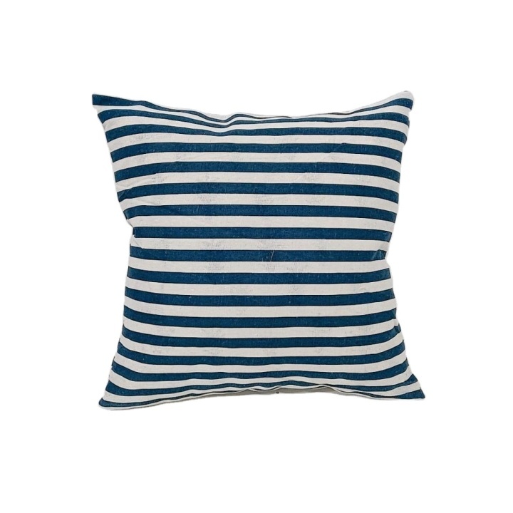 High quality striped cotton and linen fabric household printed sofa backrest pillow case cushion cover
