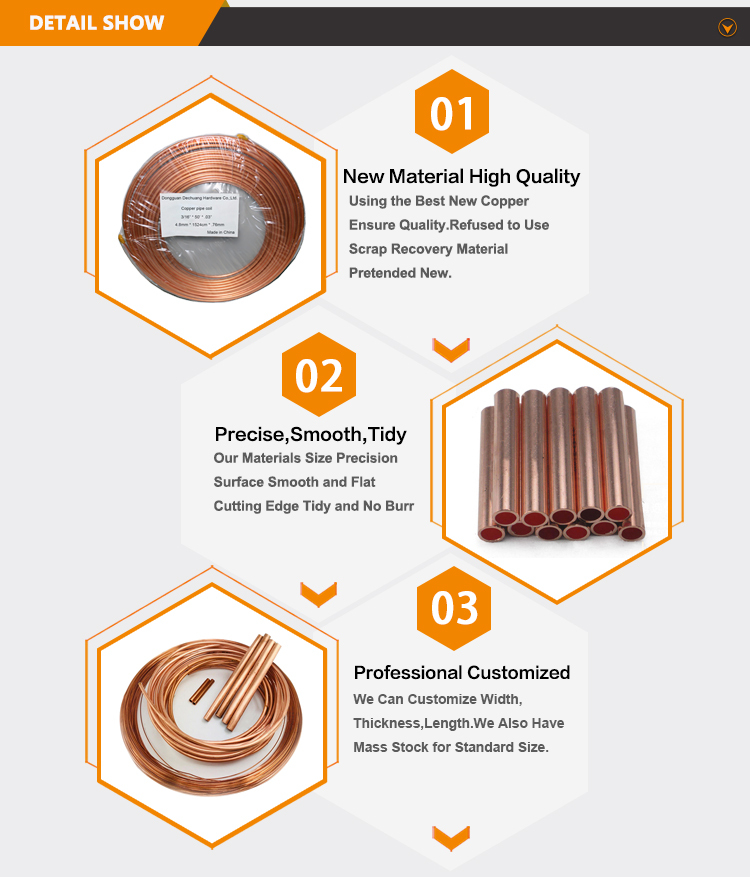 Refrigerant Manufacturer Insulated Copper Tubes Copper Coils cheap copper pipe