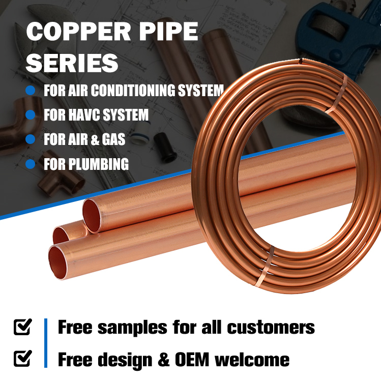 wholesale pancake coil copper tube for air conditioner and refrigeration equipment copper pipe
