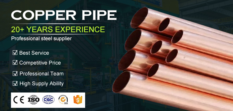 Factory wholesale 8mm Diameter Copper Pipe Cheap Price Straight Copper C12000 32mm copper tube