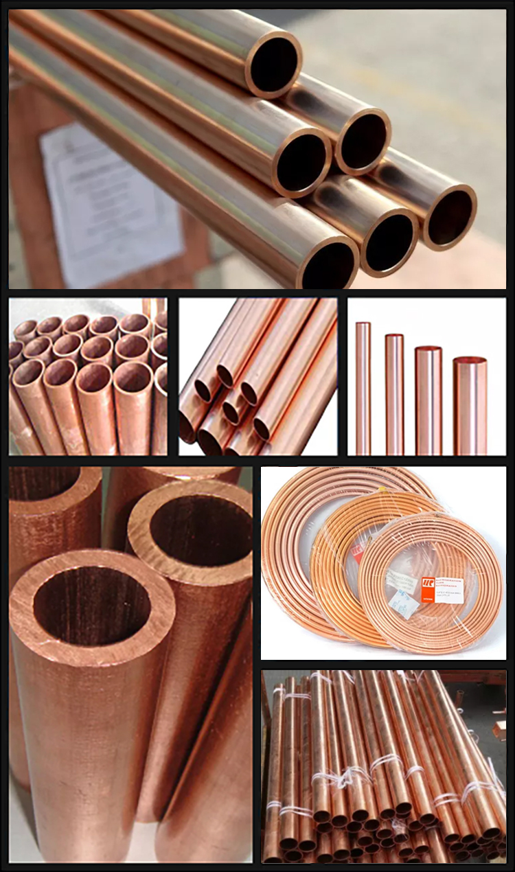 Factory wholesale 8mm Diameter Copper Pipe Cheap Price Straight Copper C12000 32mm copper tube