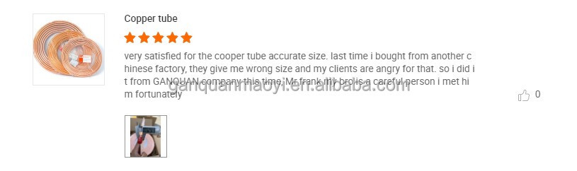 Pancake Coil Refrigeration Coil Copper pipe Copper tube for Refrigerator